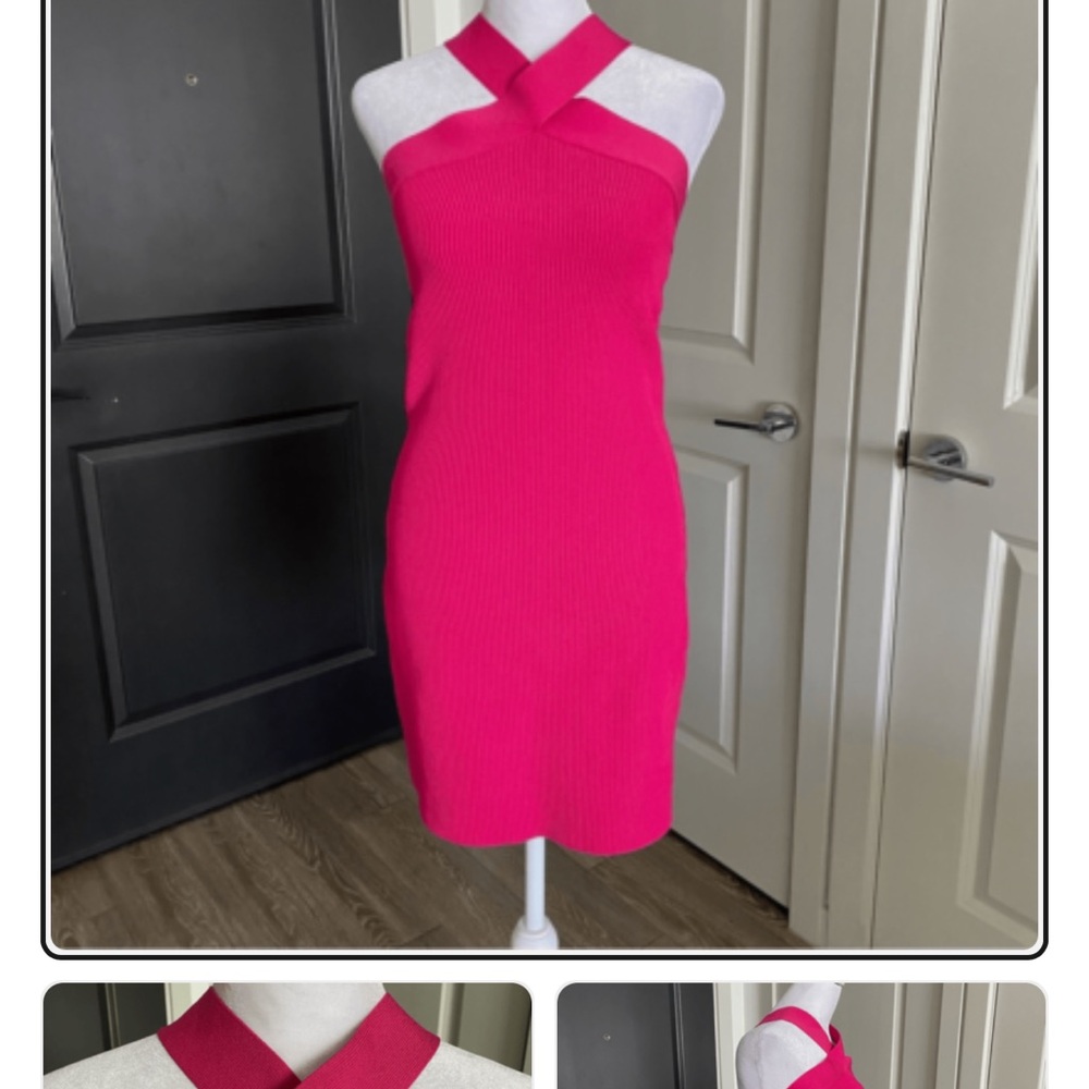 NWT Elegant Pink Halter Dress
